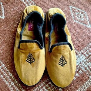 Vivi Friulane Tan Slippers with Tree Handmade in Italy